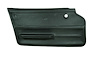 439114 Door Panel, 1965-1966 Chevy Corvette, Green Coupe W/Felt Left/Driver - image 1