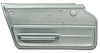 439161 Door Panel, 1965-1966 Chevy Corvette, Silver Coupe W/Felt Left/Driver - image 1