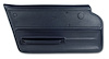 439344 Door Panel, 1966-1966 Chevy Corvette, Dark Blue Convertible W/Felt Left/Driver - image 1