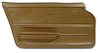 439352 Door Panel, 1965-1966 Chevy Corvette, Saddle Convertible W/Felt Left/Driver - image 1