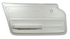 439365 Door Panel, 1965-1966 Chevy Corvette, White Convertible W/Felt Left/Driver - image 1