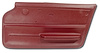 439437 Door Panel, 1965-1965 Chevy Corvette, Maroon Convertible W/Felt Right/Passenger - image 1