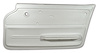 439465 Door Panel, 1965-1966 Chevy Corvette, White Convertible W/Felt Right/Passenger - image 1