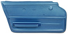 439540 Door Panel, 1967-1967 Chevy Corvette, Bright Blue Coupe W/Felt Left/Driver - image 1
