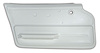 439565 Door Panel, 1967-1967 Chevy Corvette, White Coupe W/Felt Left/Driver - image 1