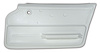 439665 Door Panel, 1967-1967 Chevy Corvette, White Coupe W/Felt Right/Passenger - image 1