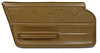 439753 Door Panel, 1967-1967 Chevy Corvette, Saddle Convertible W/Felt Left/Driver - image 1