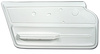 439765 Door Panel, 1967-1967 Chevy Corvette, White Convertible W/Felt Left/Driver - image 1