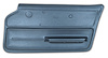 439849 Door Panel, 1967-1967 Chevy Corvette, Teal Convertible W/Felt Right/Passenger - image 1