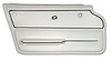 439965 Door Panel, 1965-1966 Chevy Corvette, White Coupe W/Trim Left/Driver - image 1