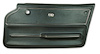 440014 Door Panel, 1965-1966 Chevy Corvette, Green Coupe W/Trim Right/Passenger - image 1