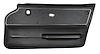 440020 Door Panel, 1965-1966 Chevy Corvette, Black, Coupe W/Trim Right/Passenger - image 1