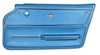 440040 Door Panel, 1965-1966 Chevy Corvette, Bright Blue Coupe W/Trim Right/Passenger - image 1