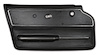 440320 Door Panel, 1967-1967 Chevy Corvette, Black, Coupe W/Trim Left/Driver - image 1