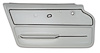 440365 Door Panel, 1967-1967 Chevy Corvette, White Coupe W/Trim Left/Driver - image 1