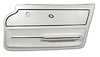 440465 Door Panel, 1967-1967 Chevy Corvette, White Coupe W/Trim Right/Passenger - image 1