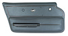 440549 Door Panel, 1967-1967 Chevy Corvette, Teal Convertible W/Trim Left/Driver - image 1
