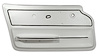 440565 Door Panel, 1967-1967 Chevy Corvette, White Convertible W/Trim Left/Driver - image 1