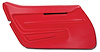 440930 Door Panel, 1968-1968 Chevy Corvette, Red Left/Driver - image 1