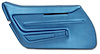 440941 Door Panel, 1968-1968 Chevy Corvette, Bright Blue Left/Driver - image 1