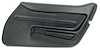 441020 Door Panel, 1968-1968 Chevy Corvette, Black, Right/Passenger - image 1