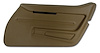 441056 Door Panel, 1968-1968 Chevy Corvette, Saddle Right/Passenger - image 1