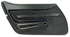 441120 Door Panel, 1968-1968 Chevy Corvette, Black, W/Trim Left/Driver - image 1