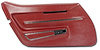 441138 Door Panel, 1968-1968 Chevy Corvette, Dark Orange W/Trim Left/Driver - image 1