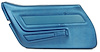 441541 Door Panel, 1969 Chevy Corvette, Bright Blue Left/Driver - image 1