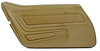 441556 Door Panel, 1969 Chevy Corvette, Saddle Left/Driver - image 1