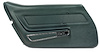 441714 Door Panel, 1969 Chevy Corvette, Green W/Trim Left/Driver - image 1