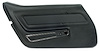 441720 Door Panel, 1969 Chevy Corvette, Black, W/Trim Left/Driver