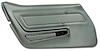 441763 Door Panel, 1969 Chevy Corvette, Gunmetal W/Trim Left/Driver - image 1