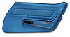 441841 Door Panel, 1969 Chevy Corvette, Bright Blue W/Trim Right/Passenger - image 1