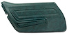442119 Door Panel, 1976-1976 Chevy Corvette, Blue Green Left/Driver - image 1