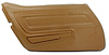 442123 Door Panel, 1973-1973 Chevy Corvette, Dark Saddle Left/Driver - image 1