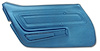 442141 Door Panel, 1970-1970 Chevy Corvette, Bright Blue Left/Driver - image 1