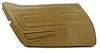 442151 Door Panel, 1973-1975 Chevy Corvette, Medium Saddle Left/Driver - image 1