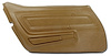 442153 Door Panel, 1970-1972 Chevy Corvette, Dark Saddle Left/Driver - image 1
