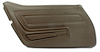 442155 Door Panel, 1976-1976 Chevy Corvette, Dark Brown Left/Driver - image 1