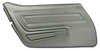 442161 Door Panel, 1974-1975 Chevy Corvette, Silver Left/Driver - image 1