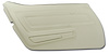 442176 Door Panel, 1976-1976 Chevy Corvette, White Left/Driver - image 1