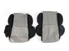 44221 Custom 100-percent Leather Standard Seat Covers, 1993-1993 Chevy Corvette, Black & Gray - image 4