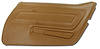 442223 Door Panel, 1973-1973 Chevy Corvette, Dark Saddle Right/Passenger - image 1