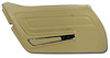 442315 Door Panel, 1970-1972 Chevy Corvette, Light Saddle Standard Left/Driver - image 1