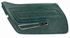 442319 Door Panel, 1976-1976 Chevy Corvette, Blue Green Standard Left/Driver - image 1