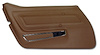 442323 Door Panel, 1973-1973 Chevy Corvette, Dark Saddle Standard Left/Driver - image 1