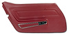 442331 Door Panel, 1973-1975 Chevy Corvette, Oxblood Standard Left/Driver - image 1