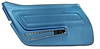 442341 Door Panel, 1970-1970 Chevy Corvette, Bright Blue Standard Left/Driver - image 1