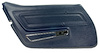 442343 Door Panel, 1973-1975 Chevy Corvette, Dark Blue Standard Left/Driver - image 1
